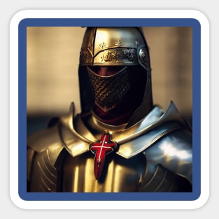 Knights Templar in The Holy Land Sticker